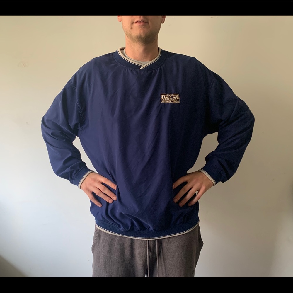 Dreimar Golf Blue V-Neck in XL